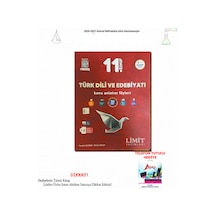 Limit 11. Sınıf Türk Dili Ve Edebiyatı Konu Anlatım Föyleri