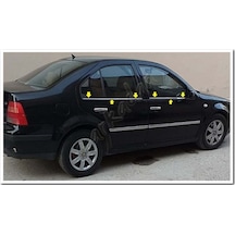 Db Chrome Vw Bora Cam Çıtası Nikelajı 1998-2004 4 Parça  P.Çelik