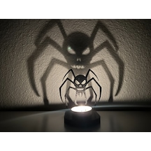 Örümcek Figürlü Tealight Mumluk Cadılar Bayramı Gotik Dekoratif Mum Tutucu Diğer