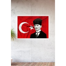 Lucena Metal Baskılı Atatürk Koleksiyonu Tablo No 23- 20 Cm X 30 Cm