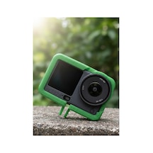 Djı Osmo Action 6 Uyumlu Yumuşak Çerçeve Kılıf - Tüm Gopro Aksesuarlarıyla Uyumlu Yeşil