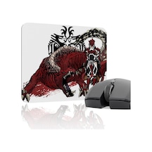 Monster Hunter: World Kaymaz Dikişli Kauçuk Oyuncu Mousepad V5 - 22x18 Gaming Mouse Pad Fare Altlığı