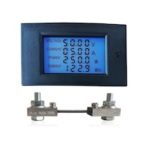WZ-DM100 100V 100A Voltmetre Ampermetre - 75mV Şönt Direnç