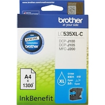 Brother Lc535Xl-C Mavi Kartus Kartuş 1300 Sayfa