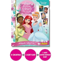 Toyika Panini Lisanslı Disney Prinses Mega Başlangıç Paketi Album+2 Paket 8 Stickers Çıkartma