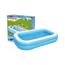 Bestway 54006 Aile Boy Şişme Havuz 262x175x51 Cm Jumbo Havuz Mavi