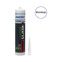 Master M355 Rtv Yüksek Isı Silikonu Kırmızı 310 Ml
