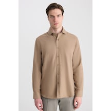 D'S Damat Ds Damat Comfort Camel Gabardin Gömlek 5hc02kx03327m C01