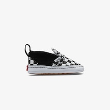 Vans Slip On V-crib Checkered Bebek Beyaz Spor Ayakkabı Va2xslfb7 Beyaz