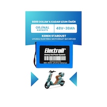 Keren Stardust Batarya Standart Kapasite Lifepo4 48v 30ah Elektrikli Motosiklet Bataryası