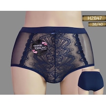 Nivemeshome 2847 Yüksek Bel Toparlayıcı Külot Helena Paris Siyah