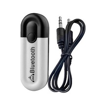 Tr Usb Aux Çift Çıkışlı Bluetooth Ses Alıcısı - Araç İçi Ve Ev Teybi Kablosuz Aparat -al5810