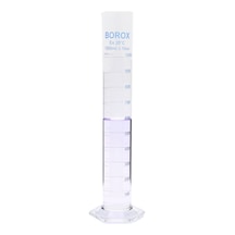 Cam Mezür 1000 Ml - Uzun Form - Mavi Skala - Borosilikat 3.3