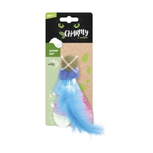 M-pets Charmy Firefly Catnipli Tüylü Top Kedi Oyuncağı 13 Cm Mavi