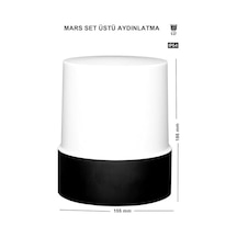 Mars Set Üstü Bahçe Lambası - Bahçe Tavan Lambası Zita Bahçe Aydınlatması 19 Cm Ip54 220v Ug-zt-0280 .