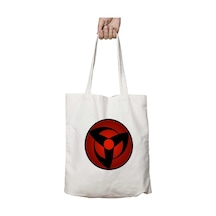 Art Hediye Mangekyou Sharingan22 İki Tarafı Kalıcı Baskılı Yıkanabilir Okul Plaj Omuz Bez Çantası Çok Renkli