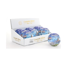 Taşlı İstanbul Tasarımı El Aynası Kalın Alk2490