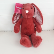 Peluş Oyuncak Kiremit Renk Tavşan 40 Cm Kahverengi