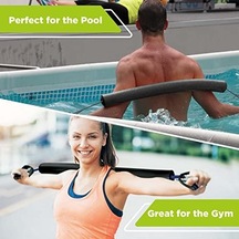 Aqua 6 Parçalı Su Fitness Seti Su Aerobik Ve Diğer Havuz Egzersizleri İçin Egzersiz Ekipmanı Su Yüzme Kemeri, Direnç Eldivenleri Ve Dambıl Dahil Açık Gri