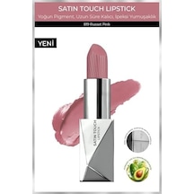 Uzun Süre Kalıcı Nemlendirici Pürüzsüz Etkili Yarı Mat Ruj Satin Lipstick 819 Russet Pink 0