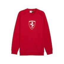 Puma Ferrari Tonal Shield Cn Kırmızı Erkek Sweatsirt