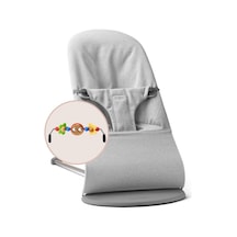 Babybjörn Balance Bliss Ana Kucağı Woven Melange Oyuncaklı / Light Grey