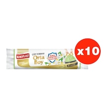 Koku Hapsetme Yasemin Büzgülü Orta Boy 15li Çöp Torbası X 10 Paket 55 60 Cm