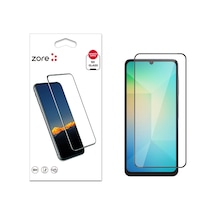 Samsung Uyumlu Galaxy A56 Ekran Koruyucu Ekranı Tam Kaplayan Kenarları Kırılmaya Dayanıklı Cam Koruyucu Şeffaf