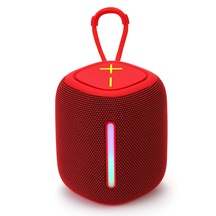 Hobimtek S06 Rgb Işıklı Kumaş Sd/aux Taşınabilir Şarjlı Bluetooth Hoparlör