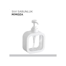 Buççin Online Mağaza Sıvı Sabunluk Plastik Beyaz Çok Renkli