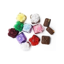 Çiçek Dekorlu Taşlı Sütlü Çikolata 800g