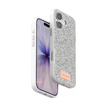 İphone 17 Bright Simli Kapak - Beyaz
