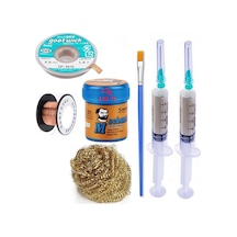 Havya Ucu Temizleme Lehim Solder Paste 138 C 42g Flux Lehim Toplama Cp-3515 Lehim Emme Teli 3,5 Mm St04