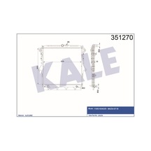 KALE OTO Radyatör 351270 Su Radyatörü Ranger 2.2TDCI 3.2TDCI 11- Mazda B2200