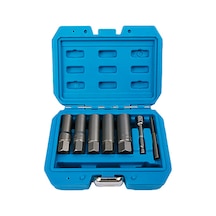 Symbee 7'li Krom Molibden Çelik Somun Sökücü Seti - 3/8" 65mm Uzun Boy, Paslı Ve Hasarlı Vidalar İçin