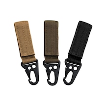 Cbtx Outdoor Molle Askeri Çanta Aksesuarı Qd Toka Metal Kanca Taktik Sırt Çantası Anahtarlık Siyah