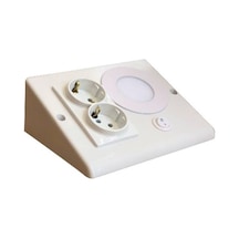 Tezgah Altı Prizli Aydınlatma 3 Watt/3200 K Gün Işığı / Beyaz Ka Beyaz