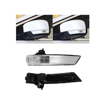 Ford Focus Uyumlu Ayna Sinyali Beyaz Zemin Sağ-sol 2 Adet 2008-2018