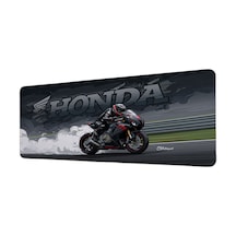 Honda Cbr Siyah Kırmızı Motor 40x90 Cm Oyuncu Mousepad Kaymaz Taban Büyük Boy Mousepad