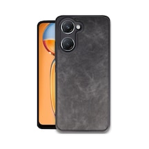 Vivo Y18 Kılıf Aras Deri Kapak - Siyah -
