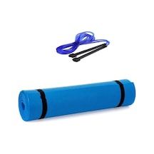 6.5 Pilates Minderi + Atlama Ipi Mavi Genel