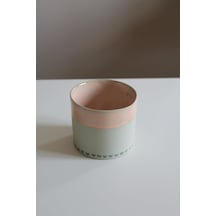 El Yapımı Porselen Kupa, Krem Beyaz, Kalp Desenli, 200 Ml, Modern Minimalist Tasarım, Saplı, Parlak Yüzey Beyaz - Çok Renkli