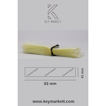 Key Market Güvenlik Emniyet Bandı 48 MM Ağız Çapına Uygun 83 x 41 MM Baskılı 100'lü