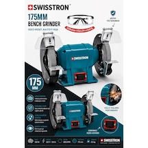 Swisstron SWSBNC180 550W Tezgah Taşlama Motoru 175 MM