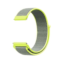 Watch Gt2 46mm İçin Hasırlı Kordon Woven Sport Loop Sarı Watch Gt2 46mm İle Uyumlu Kordon - Sarı