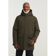 Jack Wolfskin Jack Wolfskın Canyon Shıeld Parka M Erkek Obsidian Moss Outdoor Ceketi A65119-e0205 Koyu Haki