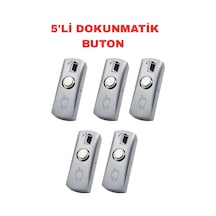 Sr-723 Paslanmaz Çelik Kapı Açma Butonu No Nc Com Metal Çıkış Butonu Geçiş Kontrol Sistemi 5 Adet Genel