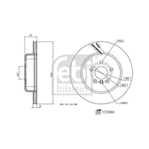 Febi 172984 Diskli Fren Fren Diski Bmw 34216882246