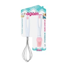 Again Silikon Yumurta Fırçası & No 1 Small Çırpıcı Seti