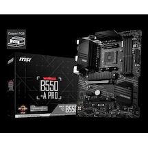 Msı B550-a Pro Ddr4 4400 Oc Mhz Hdmı / Dp Atx Am4